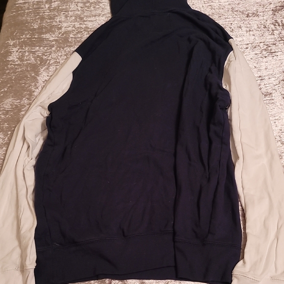 NWOT True Religion Navy Hoodie with Red Logo - Picture 4 of 6